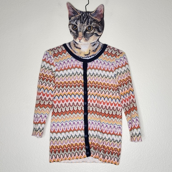 Anthropologie Tabitha Frequencies Cardigan S - Picture 2 of 5